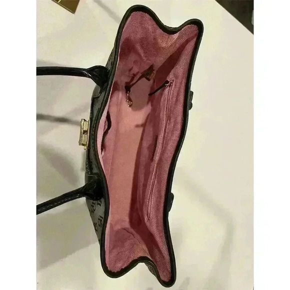 Dooney & Bourke Women's Multicolor DB Monogram Tote Bag Casual - Picture 9 of 10